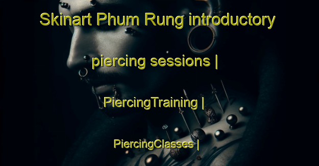Skinart Phum Rung introductory piercing sessions | PiercingTraining | PiercingClasses | SkinartTraining-Cambodia